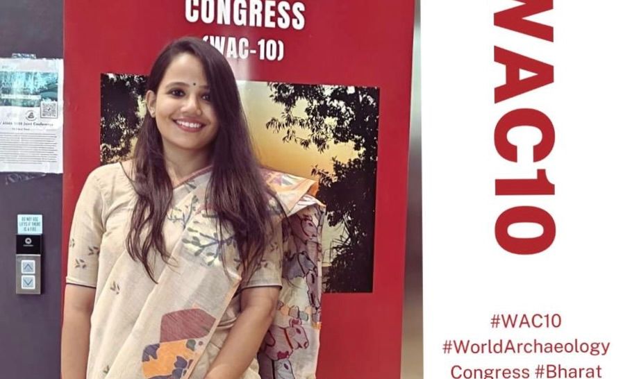 DU's PhD scholar Sudeshna Biswas has been appointed as the Secretary of the World Archaeological' Congress.