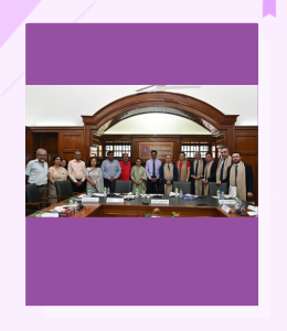 A delegation from the Embassy of Georgia visited the University of Delhi (April 7, 2025)